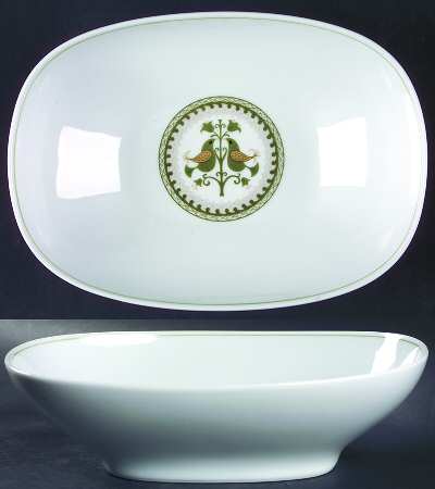 Hermitage 10" Oval Vegetable Bowl