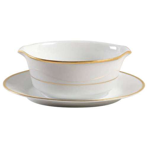 Heritage Gravy Boat with Attached Underplate