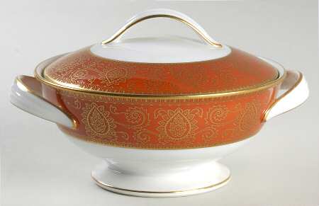 Heiress Ruby Sugar Bowl & Lid