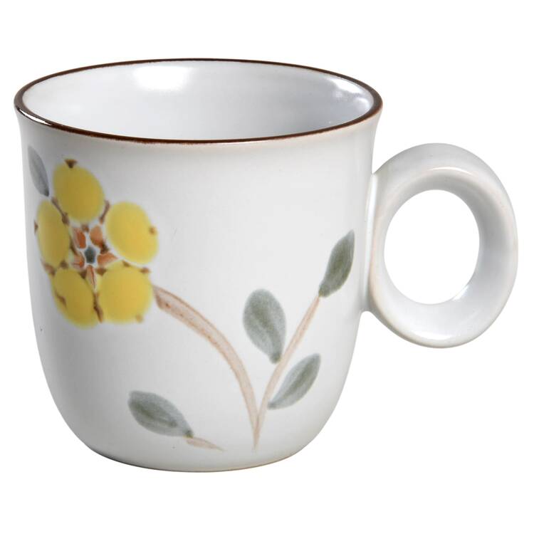 Hello Spring Brown Flat Cup