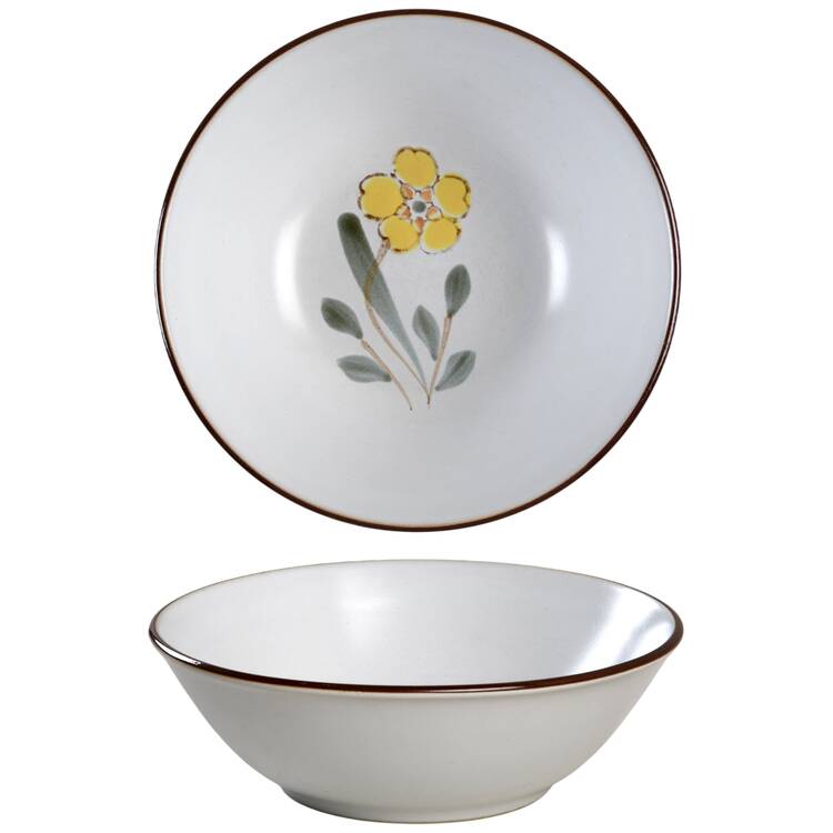 Hello Spring Brown Coupe Cereal Bowl