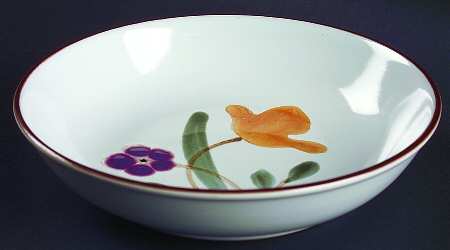 Hello Spring Brown Coupe Soup Bowl