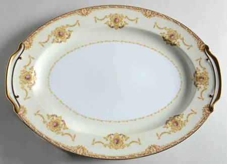 Hibiscus 16" Oval Serving Platter