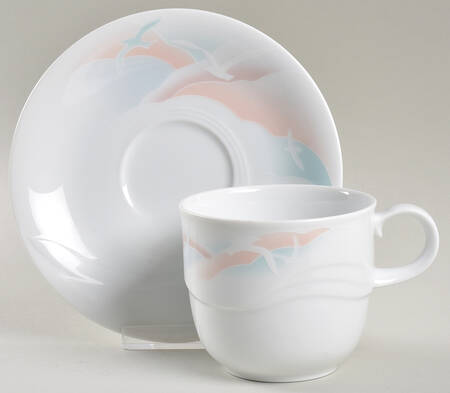 High Fliers Flat Cup & Saucer Set