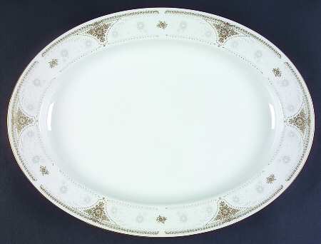 Highclere 16" Oval Serving Platter