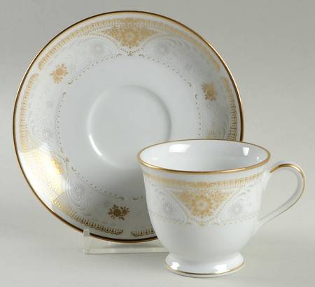 Highclere Footed Demitasse Cup & Saucer Set
