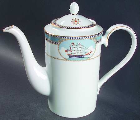 High Sails Coffee Pot & Lid