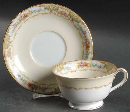 Hobbema Footed Cup & Saucer Set