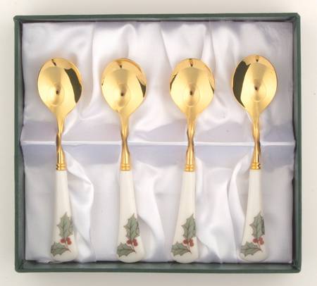 Home For Christmas Demitasse Spoon - Set of 4