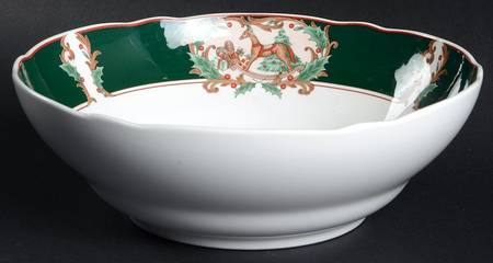 Home For Christmas 8" Round Vegetable Bowl