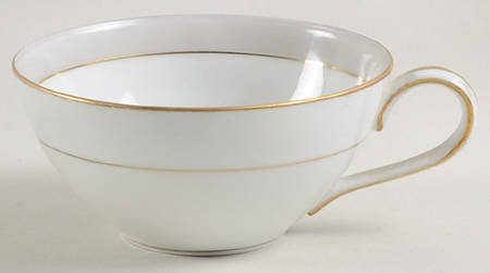Holbrook (Gold Trim) Flat Cup