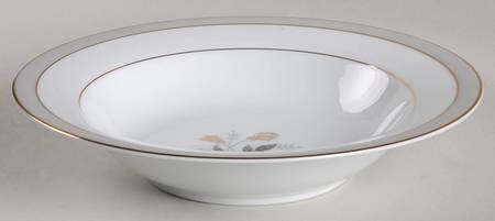Holbrook (Gold Trim) Rim Soup Bowl