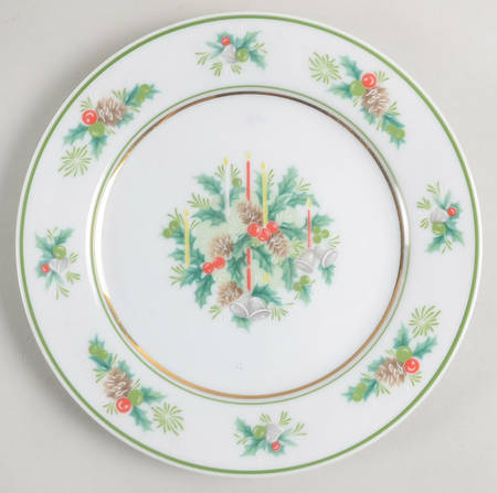 Holly Salad Plate