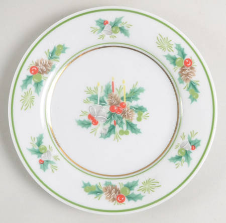 Holly Bread & Butter Plate