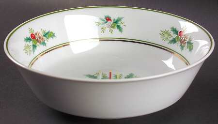 Holly 9" Round Vegetable Bowl