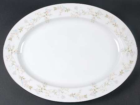 Holbrook (Platinum) 16" Oval Serving Platter
