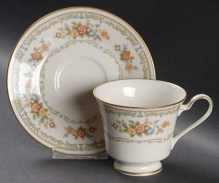 Homage Footed Cup & Saucer Set by Noritake