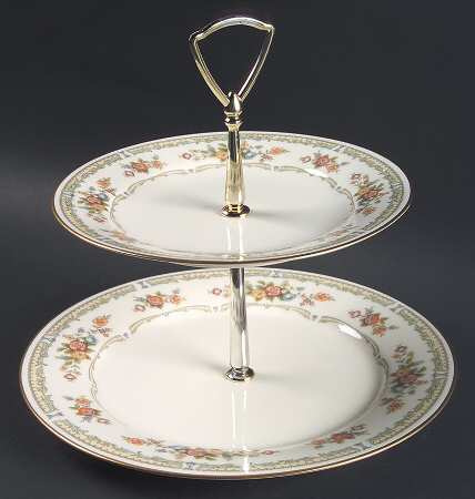 Homage 2 Tiered Serving Tray (Dinner & Salad Plate)