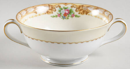 Homeric Footed Cream Soup Bowl