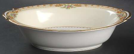 Homeric 10" Oval Vegetable Bowl