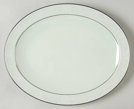 Honor Green 13" Oval Serving Platter