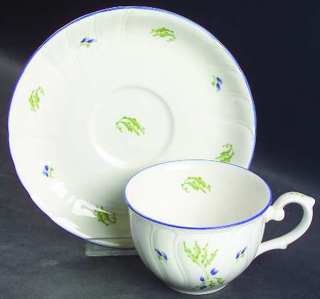 Honfleur Flat Cup & Saucer Set