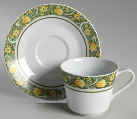 Home Town Flat Cup & Saucer Set