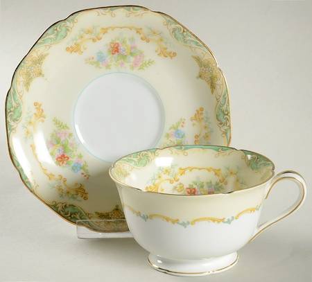 Iberia Footed Cup & Saucer Set