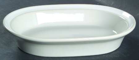 Ice Flower 9" Oval Vegetable Bowl