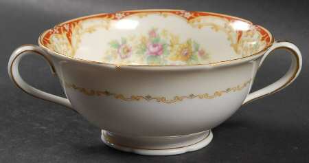 Idalia Footed Cream Soup Bowl