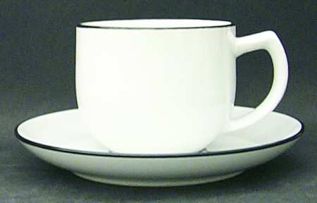 Ignition Flat Cup & Saucer Set
