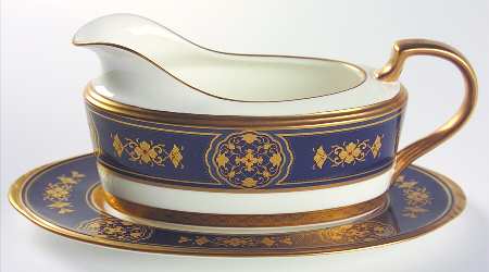 Imperial Crest Gravy Boat & Underplate (Relish/Butter)