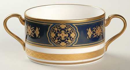 Imperial Crest Flat Cream Soup Bowl