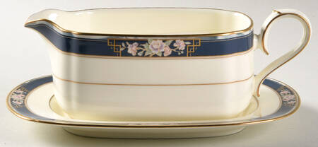 Imperial Gate Gravy Boat & Underplate (Relish/Butter)