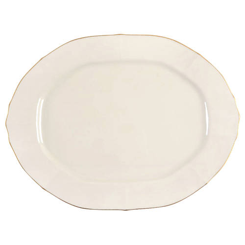 Imperial Gold 14" Oval Serving Platter