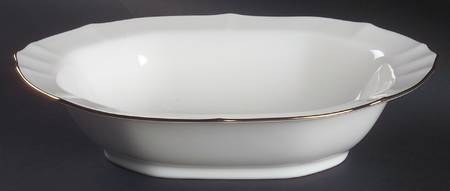 Imperial Gold 10" Oval Vegetable Bowl