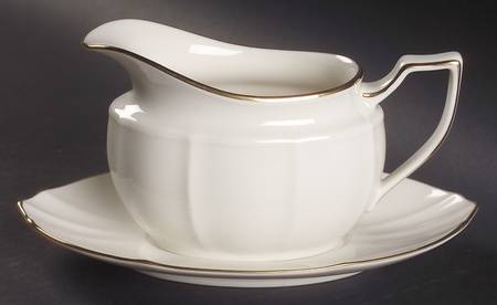Imperial Gold Gravy Boat & Underplate