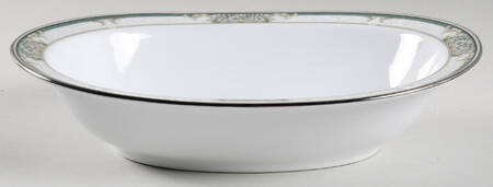Imperial Jade 10" Oval Vegetable Bowl