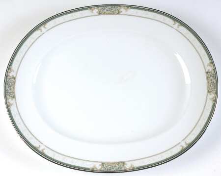Imperial Jade 15" Oval Serving Platter