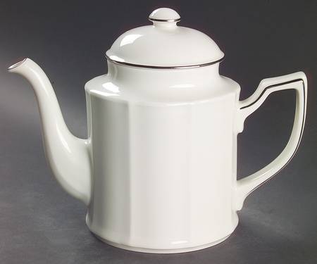 Imperial Platinum Tea/Coffee Pot & Lid