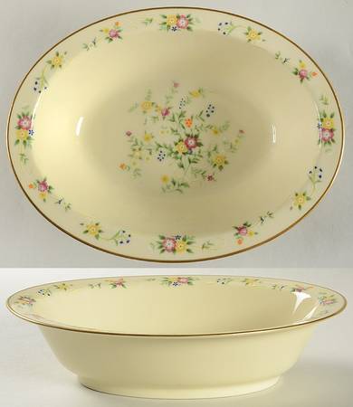 Impression 10" Oval Vegetable Bowl