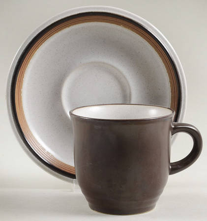 Inca Flat Cup & Saucer Set