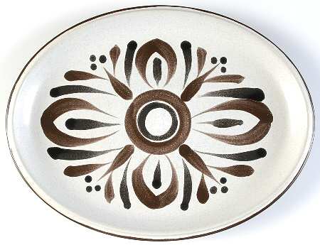 Inca 14" Oval Serving Platter