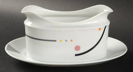 Intuition Gravy Boat with Attached Underplate