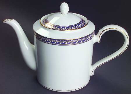 Indigo Waltz Teapot & Lid
