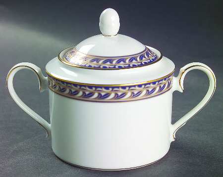 Indigo Waltz Sugar Bowl & Lid