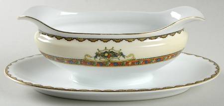 Iona Gravy Boat with Attached Underplate
