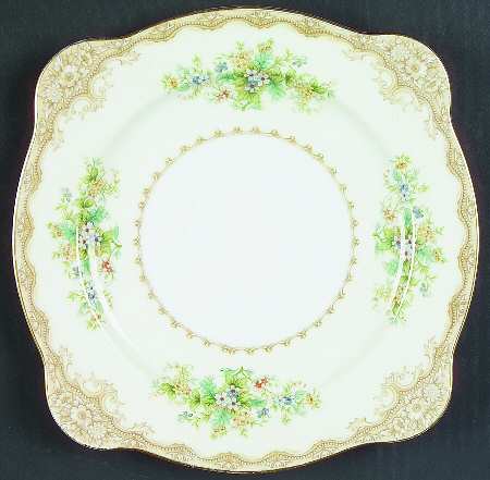 Iris Square Salad Plate