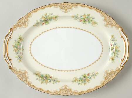Iris 13" Oval Serving Platter