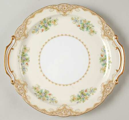 Iris Handled Cake Plate